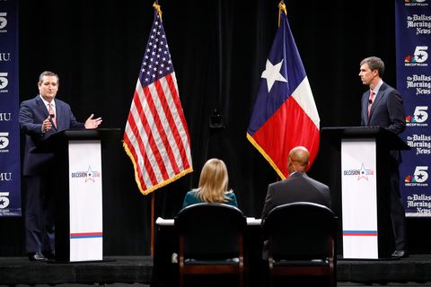 Texas Senate Candidates Ted Cruz And Beto O'Rourke Debate In Dallas