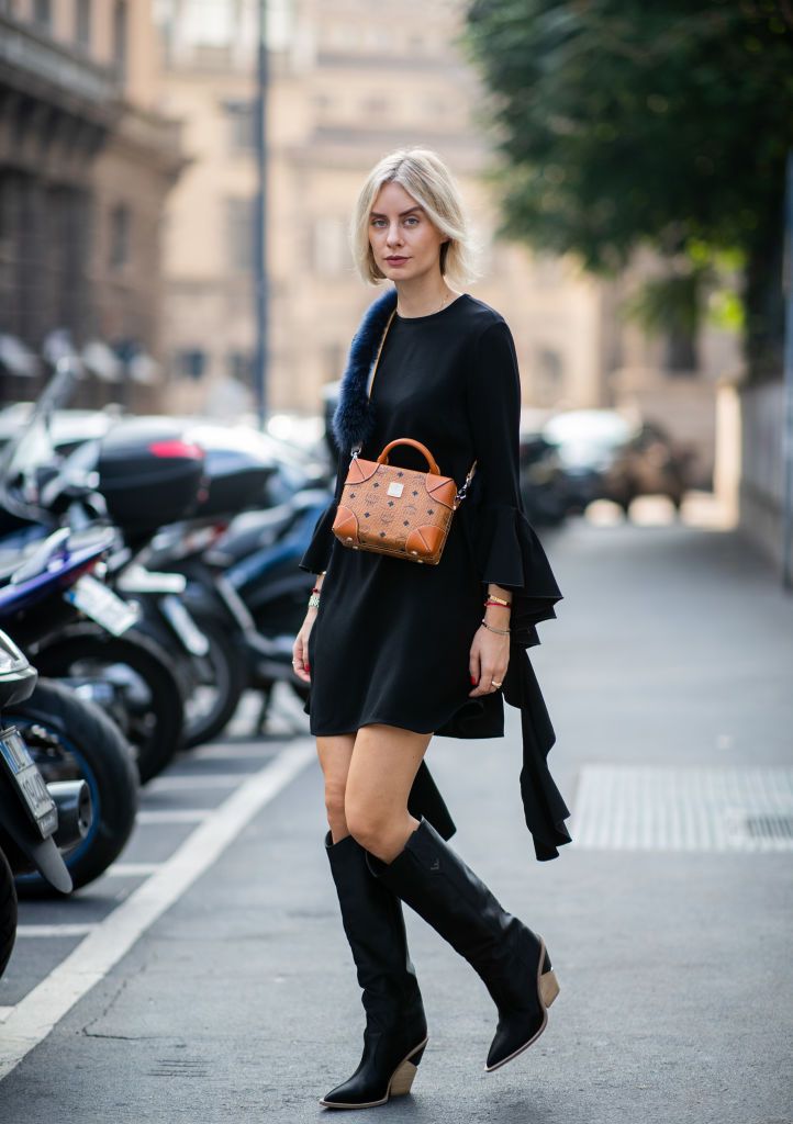 Street fashion, Clothing, Photograph, Boot, Footwear, Fashion, Knee-high boot, Shoulder, Joint, Snapshot, 
