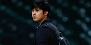 houston, tx september 22 shohei ohtani 17 of the los angeles angels of anaheim arrives before playing the houston astros at minute maid park on september 22, 2018 in houston, texas photo by bob leveygetty images