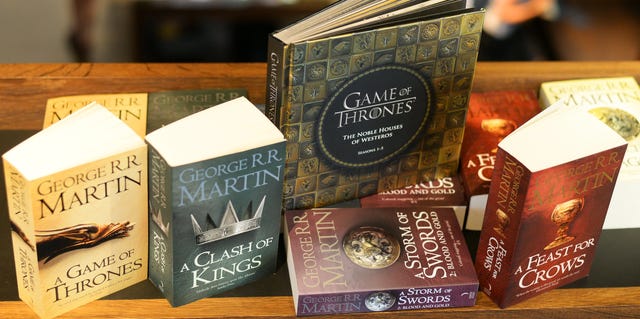 The Game of Thrones Books in Order - A Song of Ice and Fire Series