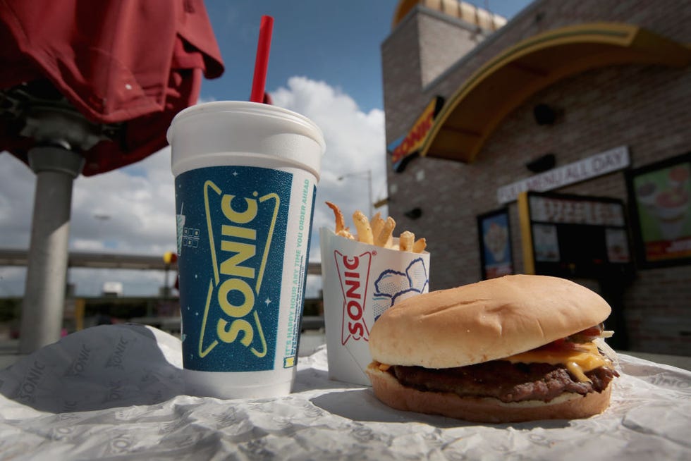 food is served at a sonic restaurant