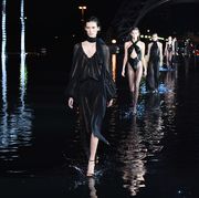 Saint Laurent : Runway - Paris Fashion Week Womenswear Spring/Summer 2019