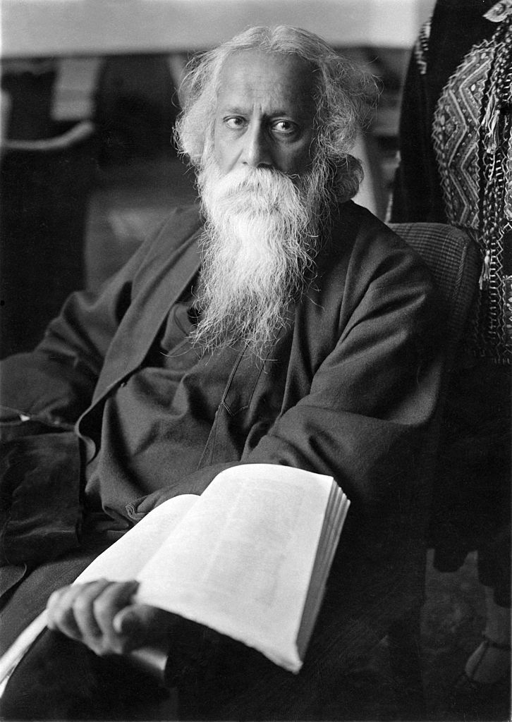 The Indian Writer Rabindranath Tagore Who Won The Nobel Prize For Literature In 1913.