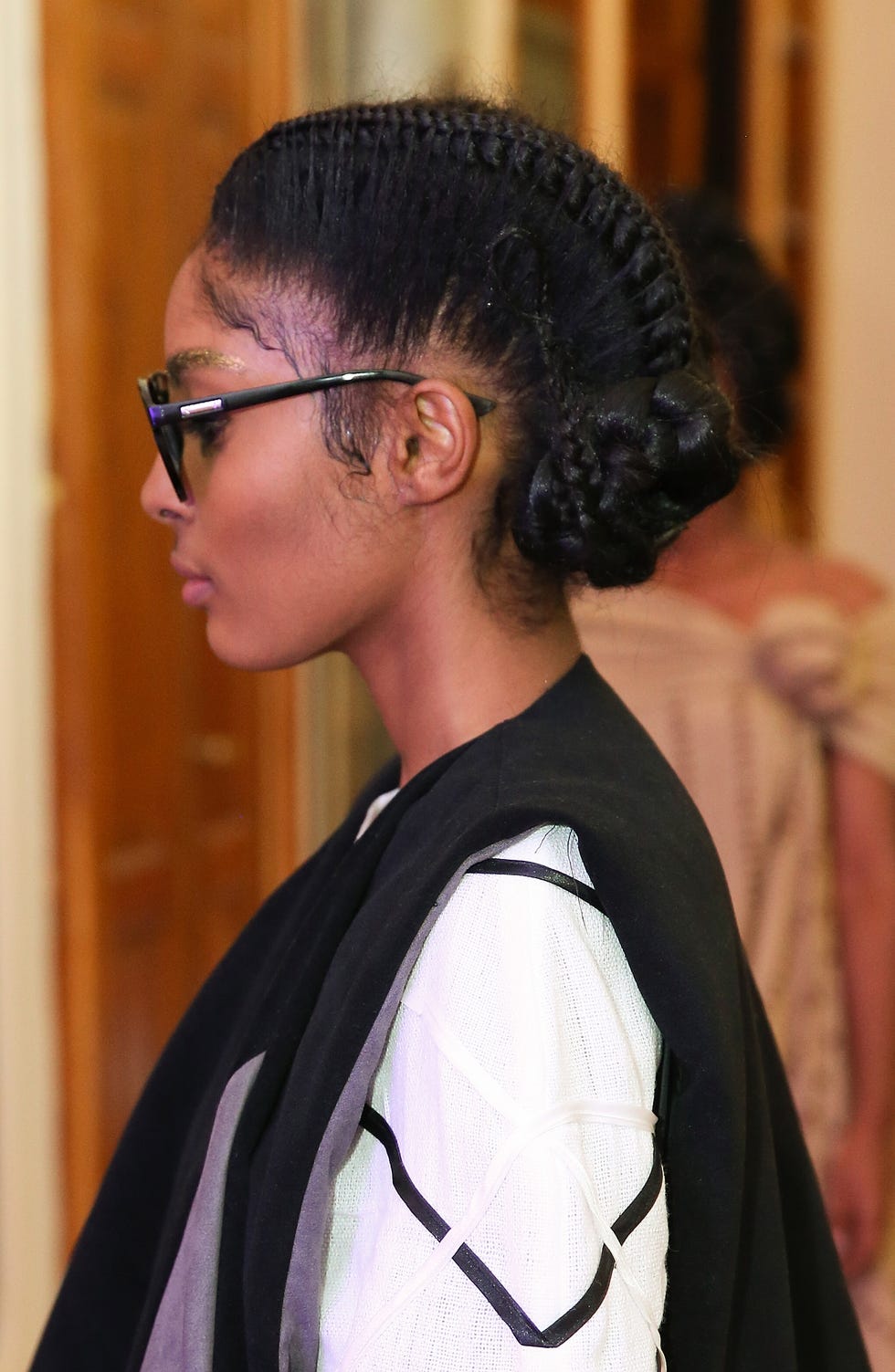 addis ababa, ethiopia   october 04  a model wears fashion by gebayil assegid during a hub of africa presentation at the italian embassy on october 4, 2018 in addis ababa, ethiopia  photo by j countessgetty images