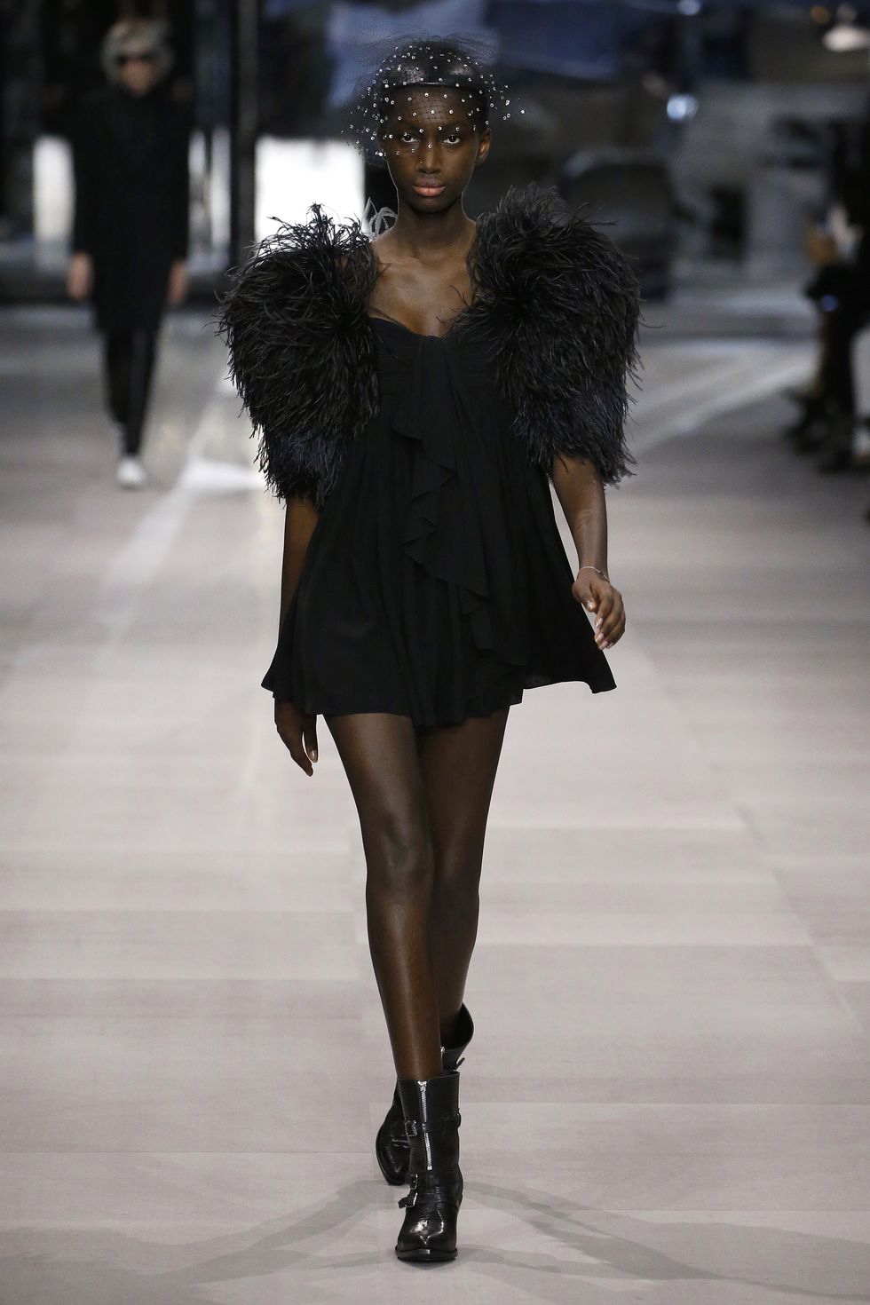 Hedi Slimane Debuts His First Celine Collection at Paris Fashion Week