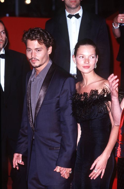 johnny depp kate moss during 51st cannes film festival in cannes, france photo by sgranitzwireimage