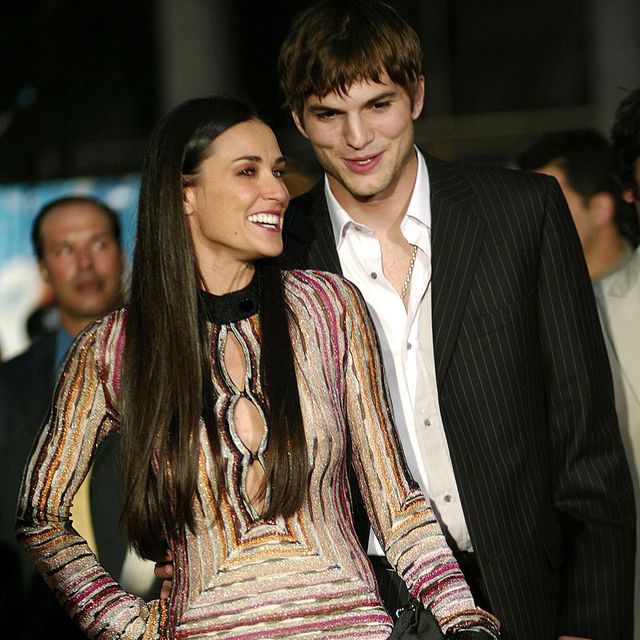 demi moore and ashton kutcher during premiere of charlies angels full throttle at graumans chinese theatre in hollywood, california, united states photo by chris polkfilmmagic