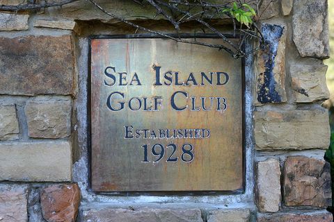sea island golf club sign