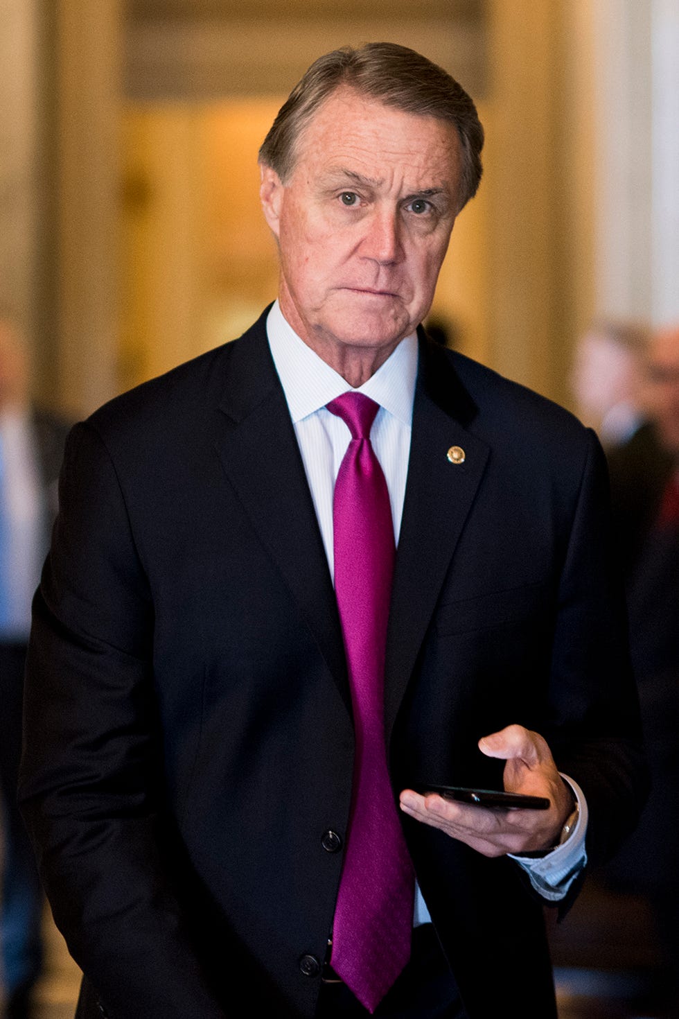 united states   october 10 sen david perdue, r ga, heads to the senate floor for a vote on wednesday, oct 10, 2018 photo by bill clarkcq roll call