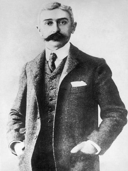 olympics founder pierre de coubertin, 1896  photo by keystone francegamma keystone via getty images