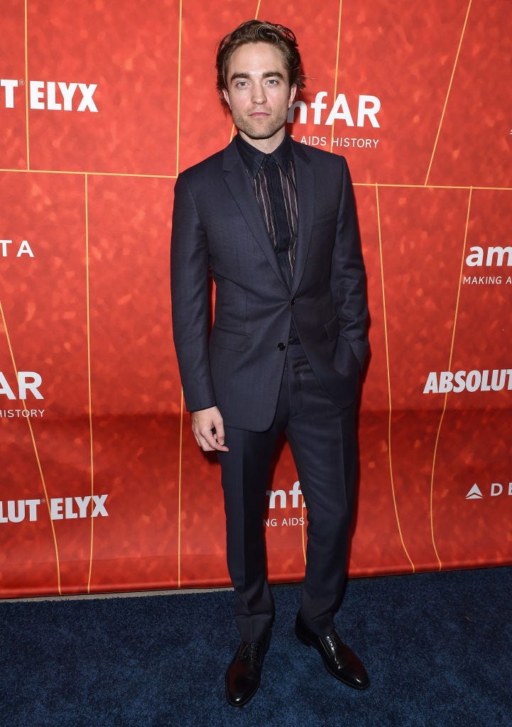 beverly hills, ca   october 18  robert pattinson attends the amfar gala los angeles 2018 at wallis annenberg center for the performing arts on october 18, 2018 in beverly hills, california  photo by axellebauer griffinfilmmagic