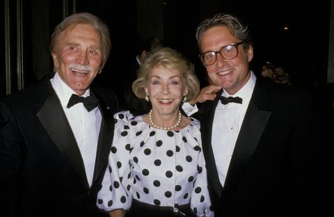 Kirk Douglas and wife Anne Buydens