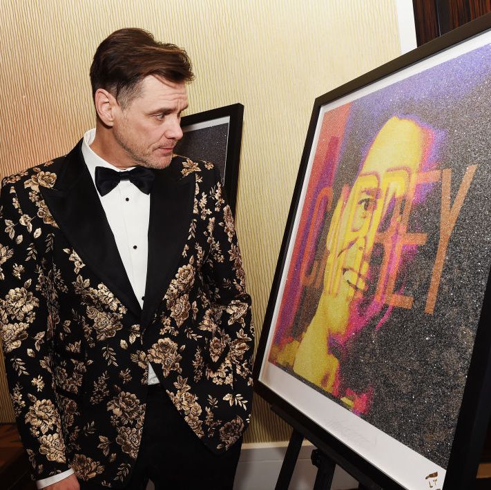 beverly hills, ca   october 26  jim carrey attends the 2018 british academy britannia awards presented byjaguar land rover and american airlines at the beverly hilton hotel on october 26, 2018 in beverly hills, california  photo by kevin winterbafta lagetty images for bafta la