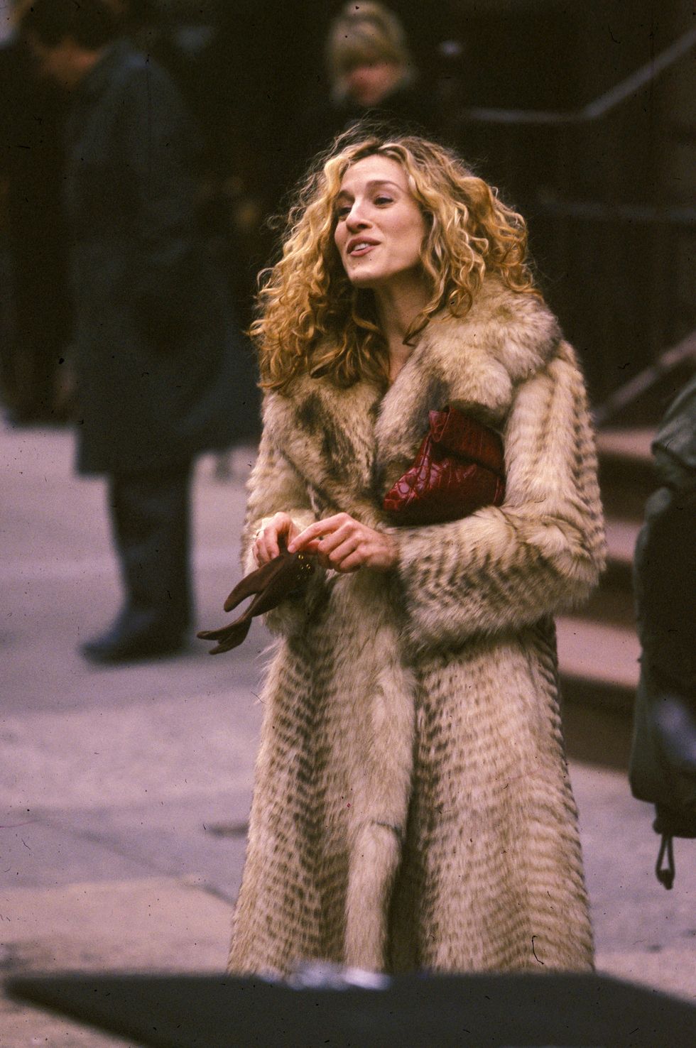 sarah jessica parker during filming movie sex in the city at madison avenue in new york city, new york, united states photo by ron galella, ltdron galella collection via getty images