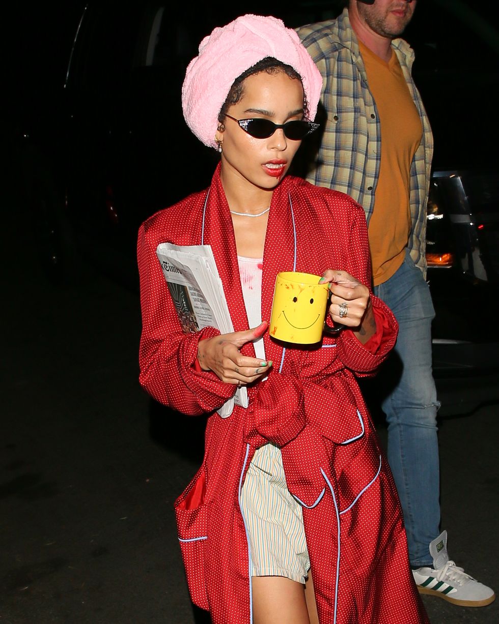 los angeles, ca october 26 zoe kravitz is seen on october 26, 2018 in los angeles, california photo by jb lacroixgc images