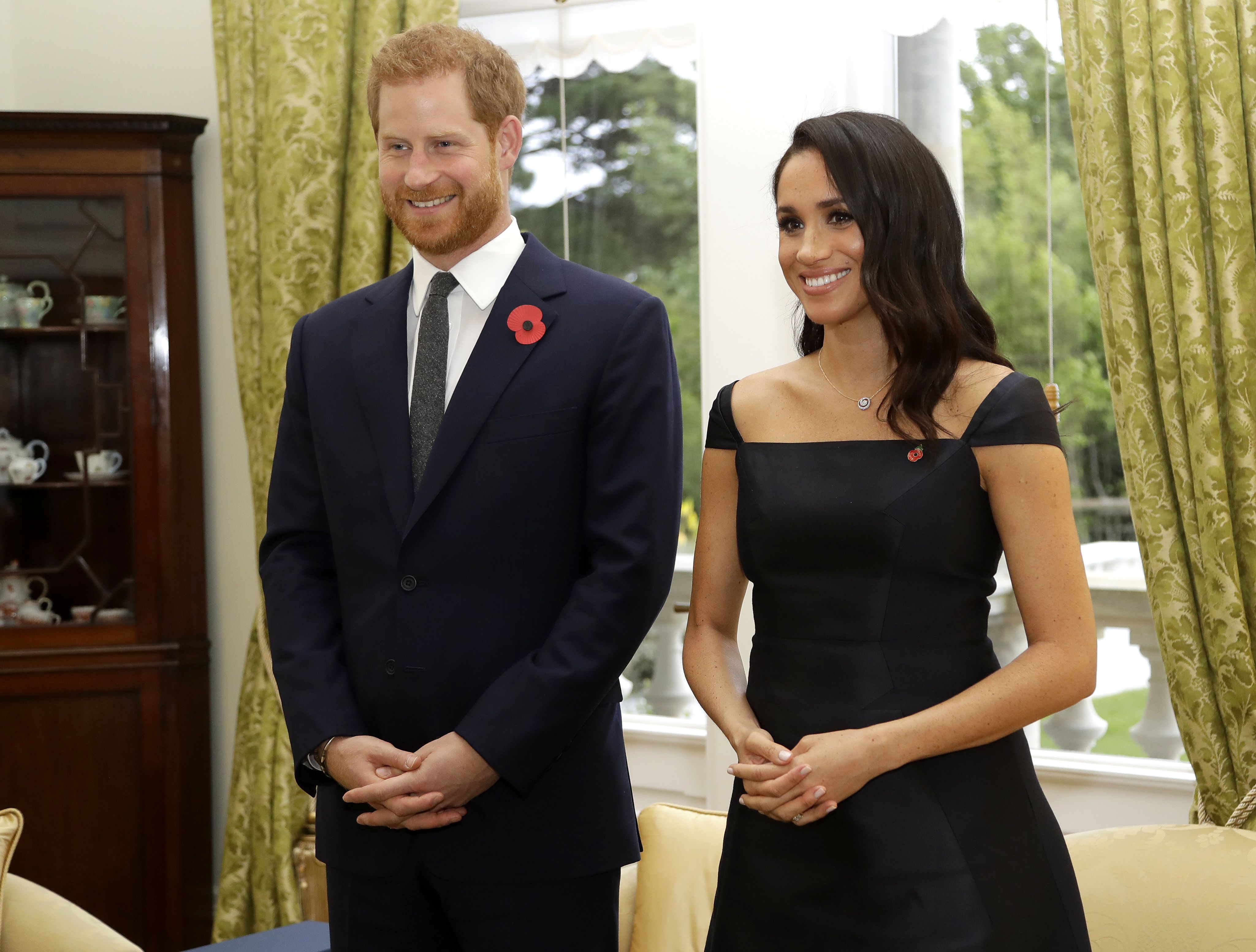 Meghan Markle Wore a Thing: Black Gabriela Hearst Dress in New