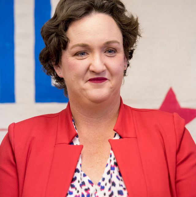 tustin, ca   october 15 california congressional candidate katie porter at a human rights campaign volunteer phone banking kickoff in tustin on monday, october 15, 2018 photo by leonard ortizdigital first mediaorange county register via getty images