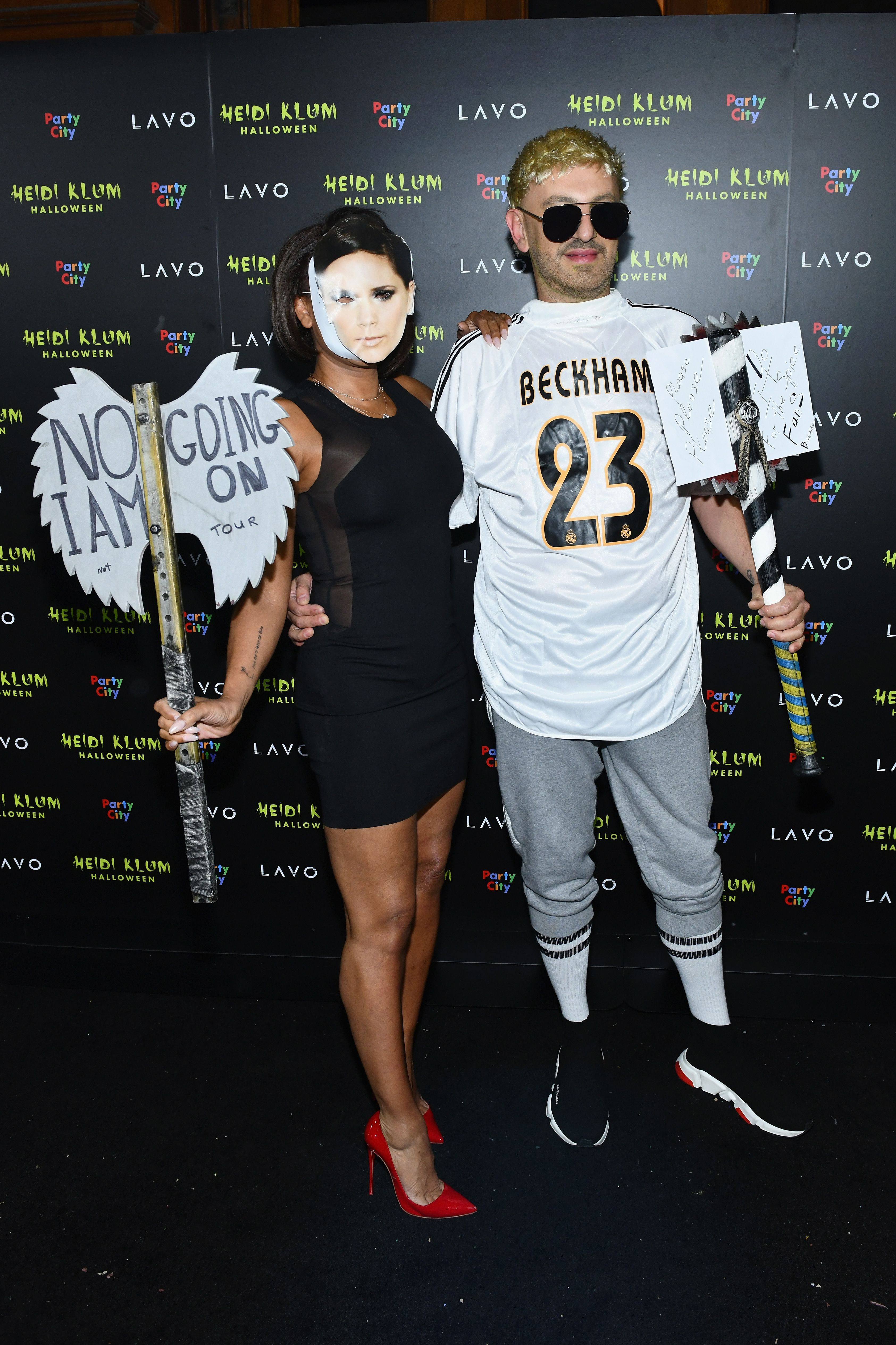 Mel B Wears Victoria Beckham Halloween Costume - Mel B Slams Victoria  Beckham with Halloween Costume