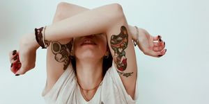 Tattoo underboob