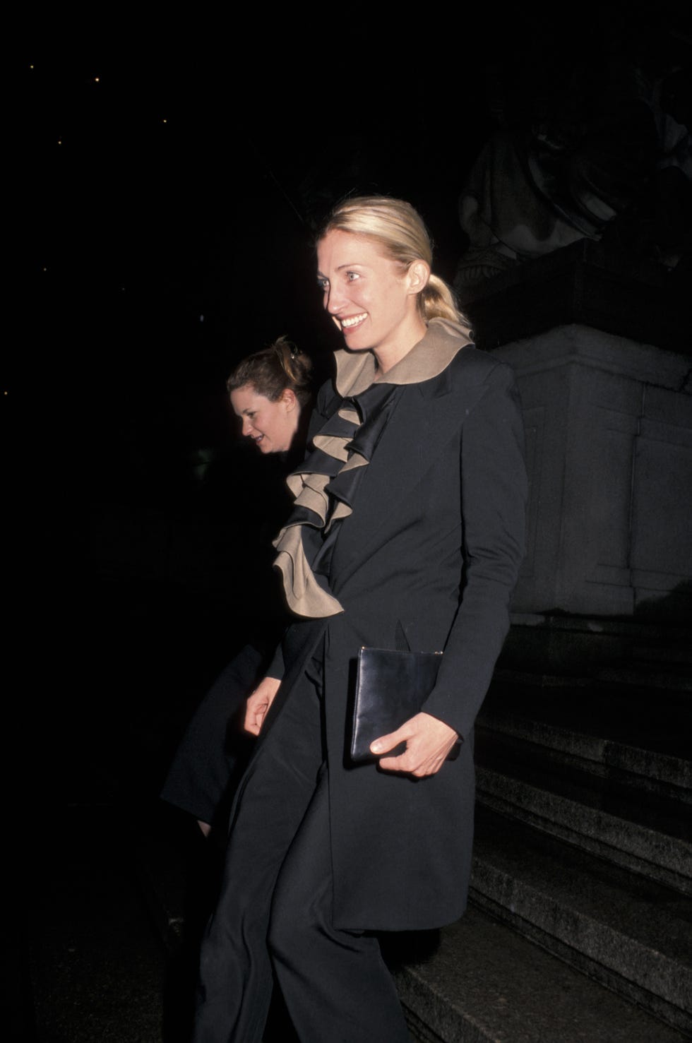 carolyn bessette during newmans own george awards at u.s. customs house in new york city, new york, united states. (photo by ron galella/ron galella collection via getty images)