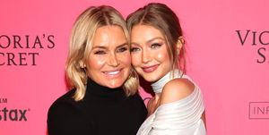 new york, ny   november 08  yolanda hadid and gigi hadid attend the 2018 victorias secret fashion show after party on november 8, 2018 in new york city  photo by astrid stawiarzgetty images for victorias secret