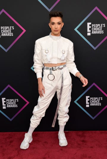 santa monica, ca   november 11  james charles attends the peoples choice awards 2018 at barker hangar on november 11, 2018 in santa monica, california  photo by matt winkelmeyergetty images