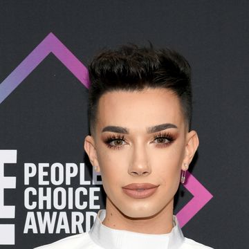 santa monica, ca   november 11  2018 e peoples choice awards    pictured james charles arrives to the 2018 e peoples choice awards held at the barker hangar on november 11, 2018     nup185068      photo by emma mcintyree entertainmentnbcu photo banknbcuniversal via getty images