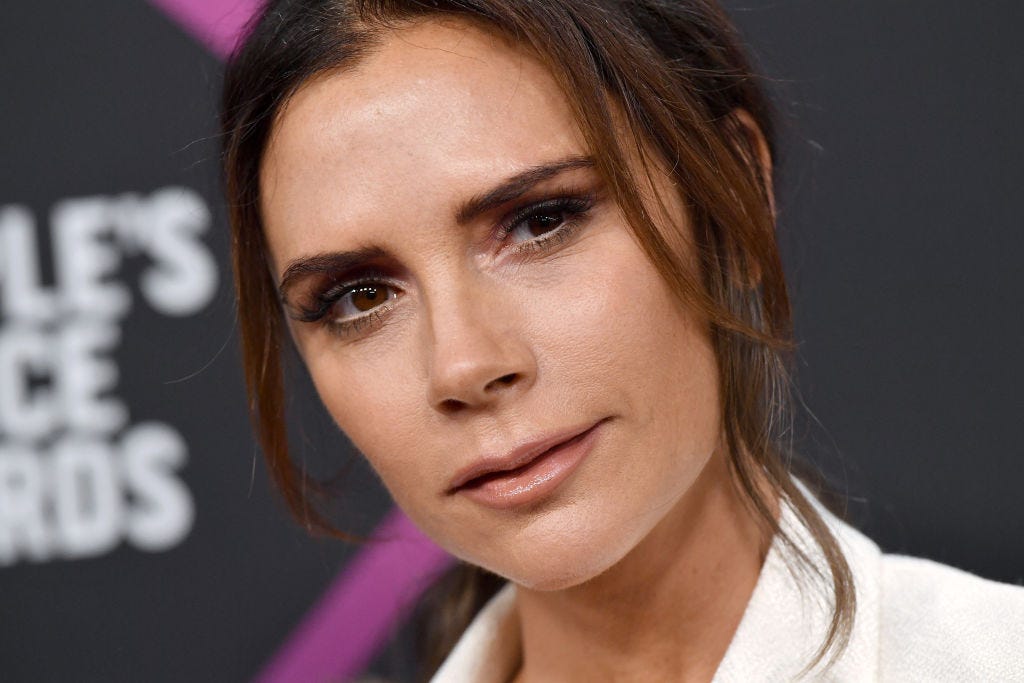 Victoria Beckham shares photo of herself exercising with a broken foot