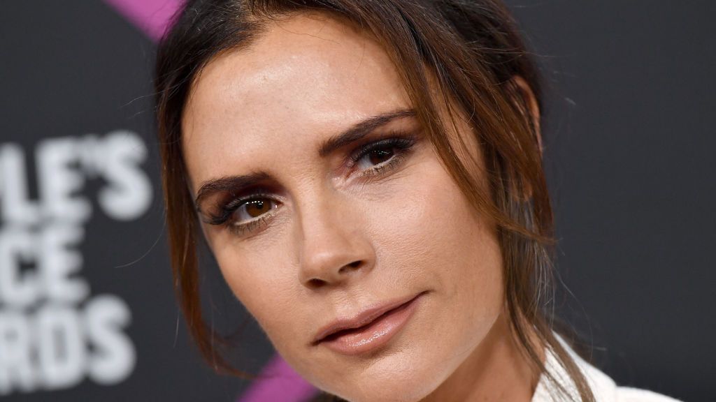 preview for Victoria Beckham shows off 'over plucked eyebrows' which husband David never sees