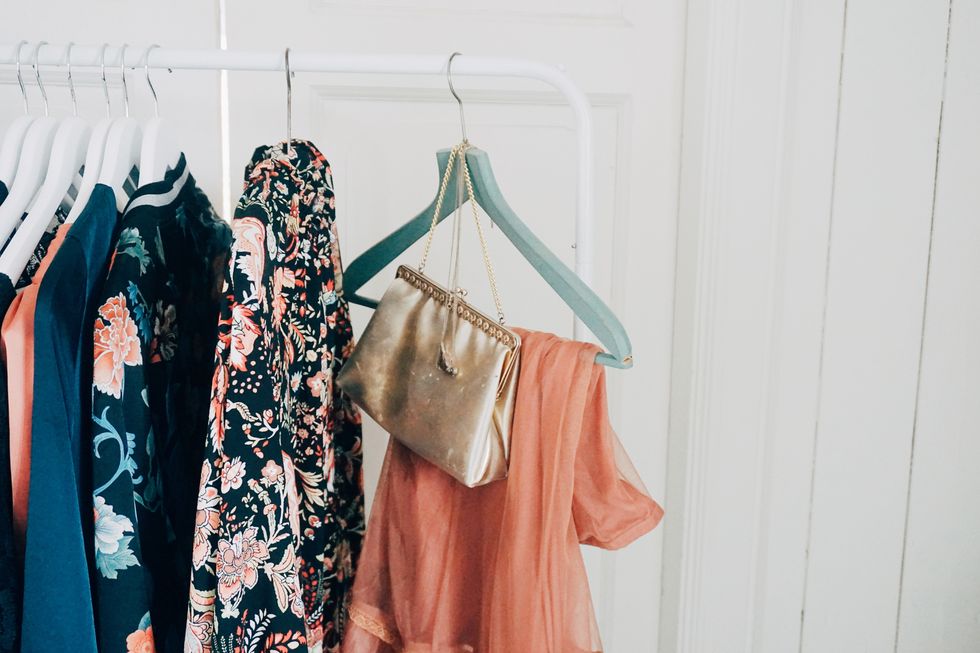 closet, hanger, clothes