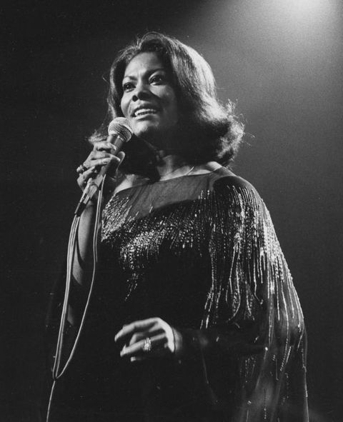 singer dionne warwick performing at the cunard international hotel for the television show the other broadway, london, july 18th 1975 photo by steve herrradio timesgetty images