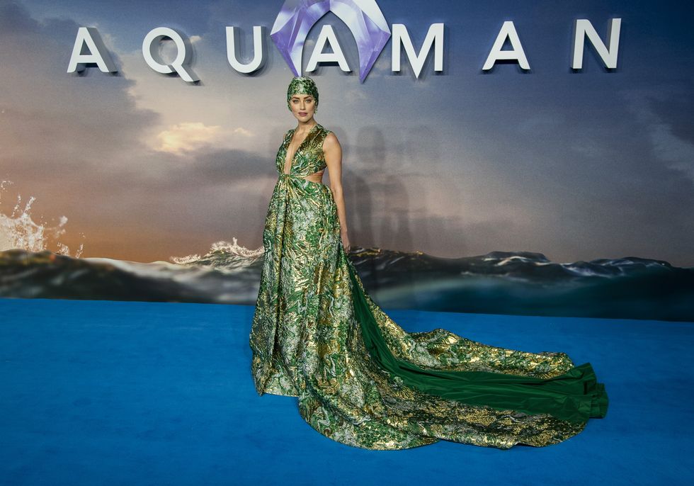 Amber Heard Aquaman Premiere