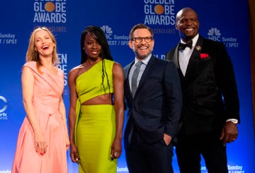 Event, Yellow, Award, Premiere, Fashion, Carpet, Award ceremony, Electric blue, Flooring, Fashion design, 