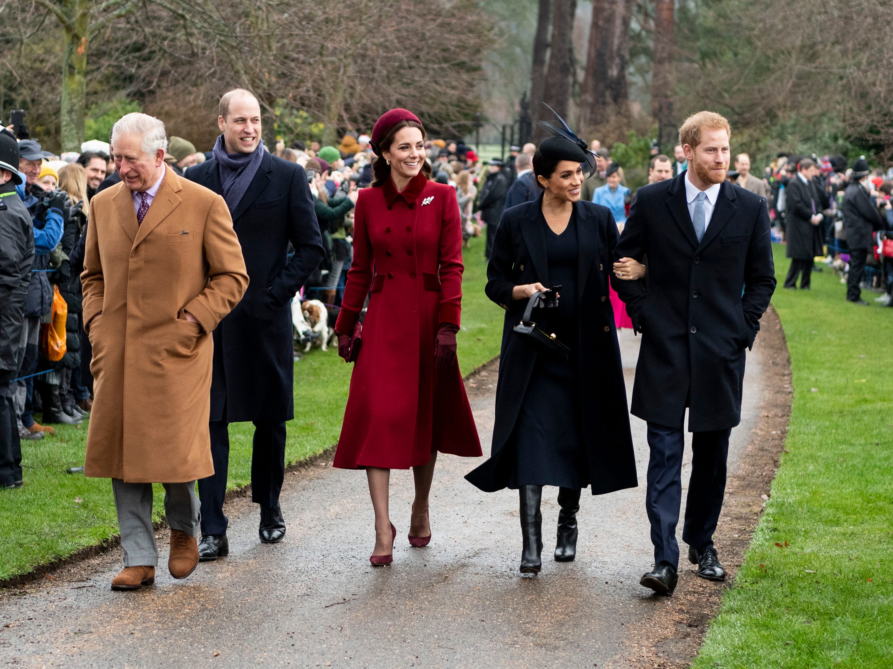 Royal family at Sandringham