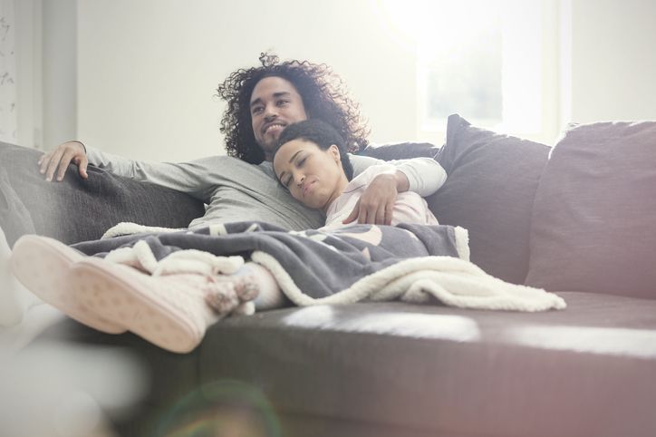 Een warm kleed voor in huis waar je heerlijk onder kunt kruipen