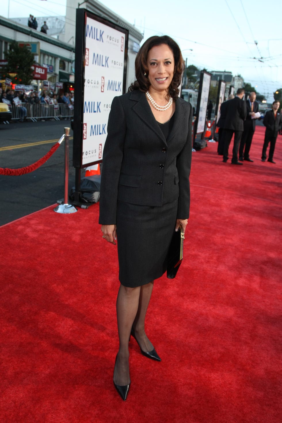 san francisco district attorney kamala harris at focus features world premiere of milk on october 28, 2008 at the castro theatre in san francisco, ca  local caption 