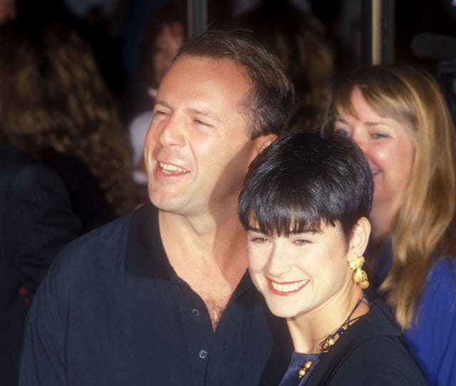 bruce willis and demi moore photo by barry kingwireimage