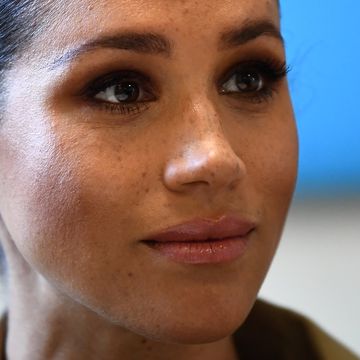 britains meghan, duchess of sussex listens during her visit to smart works, a charity to which she has become patron, at st charles hospital in west london on january 10, 2019 photo by clodagh kilcoyne pool afp photo by clodagh kilcoynepoolafp via getty images