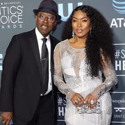 santa monica, ca   january 13  courtney b vance and angela bassett attend the 24th annual critics choice awards at barker hangar on january 13, 2019 in santa monica, california  photo by taylor hillgetty images