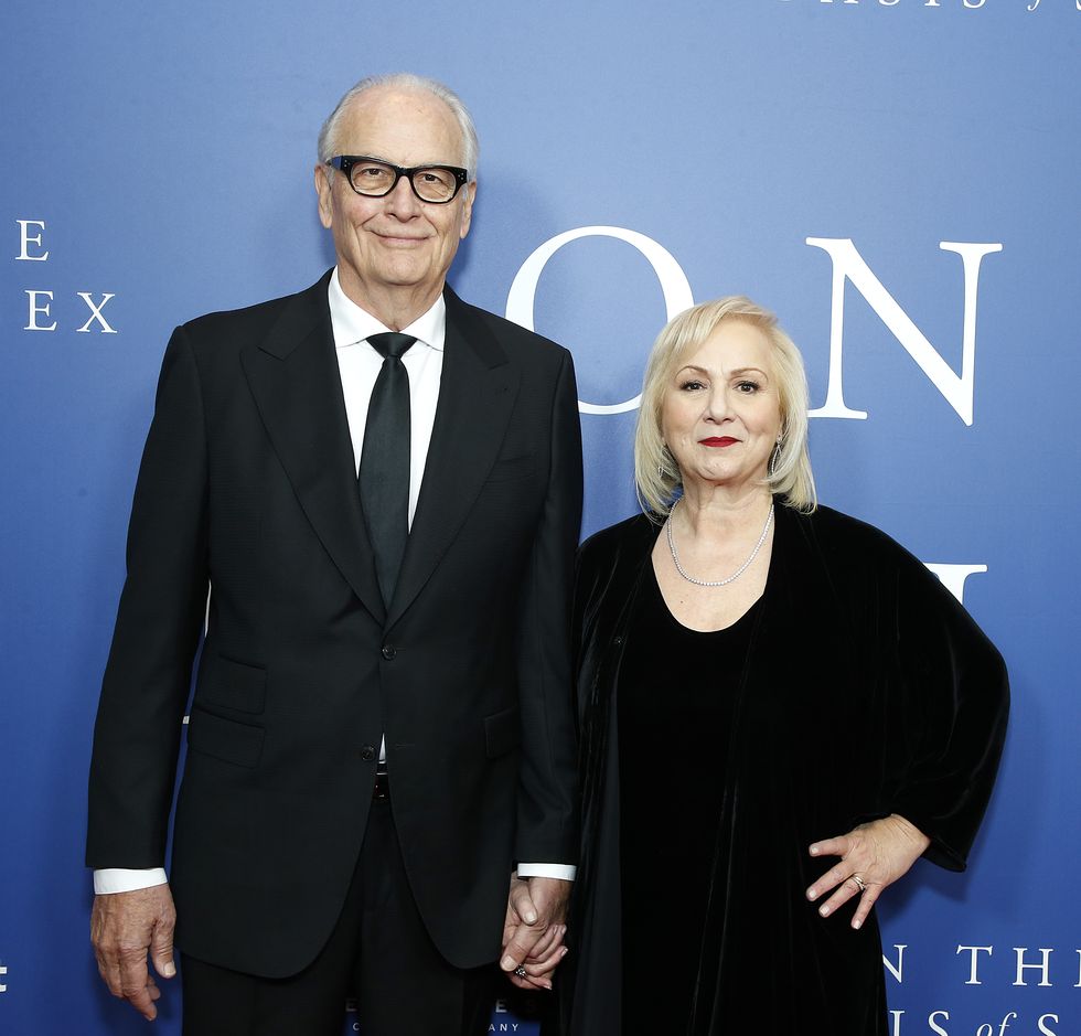 new york, new york   december 16 gary wenta and director mimi leder attend on the basis of sex new york city screening at walter reade theater on december 16, 2018 in new york city photo by john lamparskiwireimage