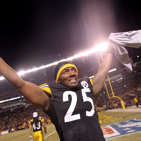 pittsburgh, pa   january 23  ryan clark 25 of the pittsburgh steelers celebrates their 24 to 19 win over the new york jets in the 2011 afc championship game at heinz field on january 23, 2011 in pittsburgh, pennsylvania  photo by nick lahamgetty images