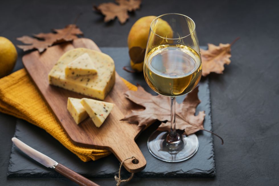 Food, Ingredient, Cuisine, Dish, Drink, Still life photography, Wine glass, Tableware, Recipe, Camembert Cheese, 