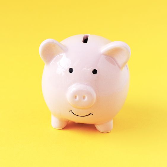 Saving, Pink, Suidae, Domestic pig, Snout, Livestock, Piggy bank, Toy, Fawn, Animal figure, 