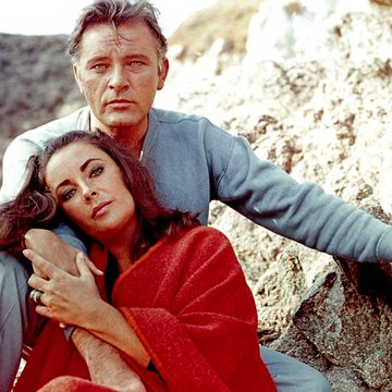 elizabeth taylor and richard burton on the film set of the sandpiper in 1965  photo by apigammagamma rapho via getty images