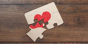 Wood, Hardwood, Wood stain, Carmine, Jigsaw puzzle, Paper, Plywood, Coquelicot, Paper product, Heart, 