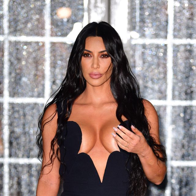 Kim Kardashian Nip Slip - Kim Kardashian amFar Dress