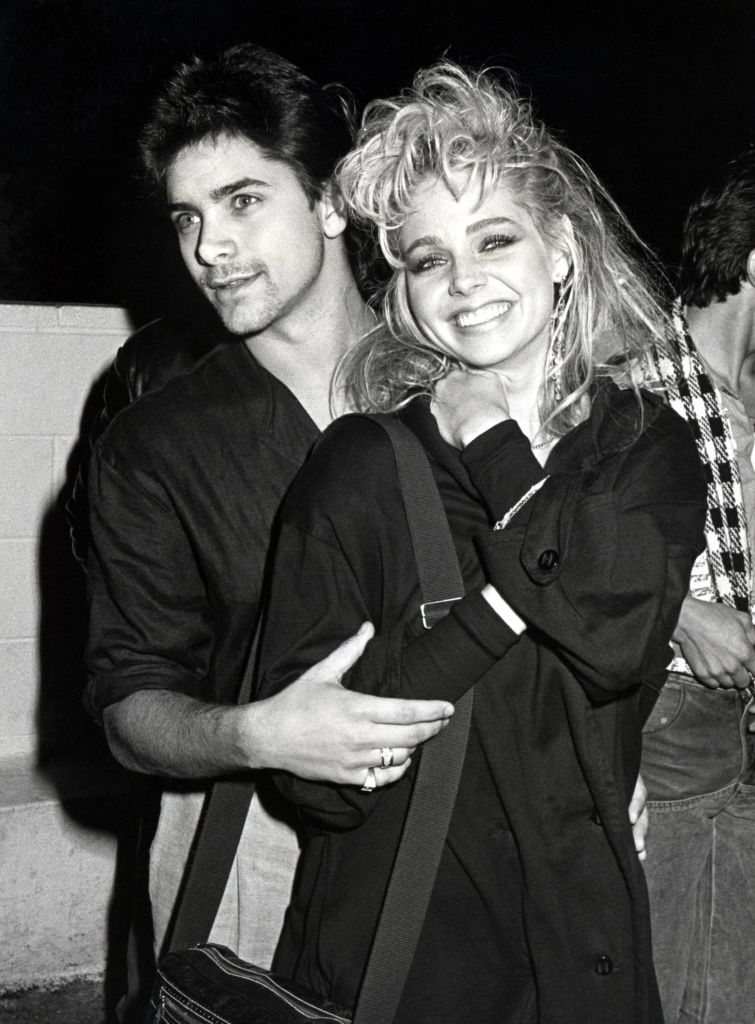 john stamos and teri copley during party for hall oates december 17, 1984 at spagos restaurant in hollywood, california, united states photo by ron galellaron galella collection via getty images