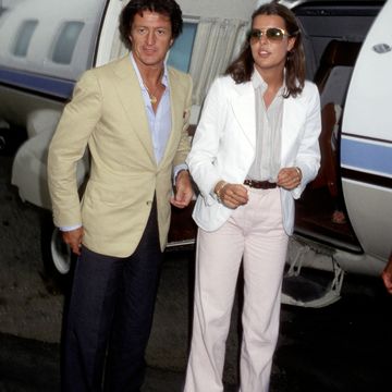 princess caroline and philippe junot during princess caroline sighting july 30, 1978 at ocean city beach in ocean city, new jersey, united states photo by ron galella, ltdron galella collection via getty images