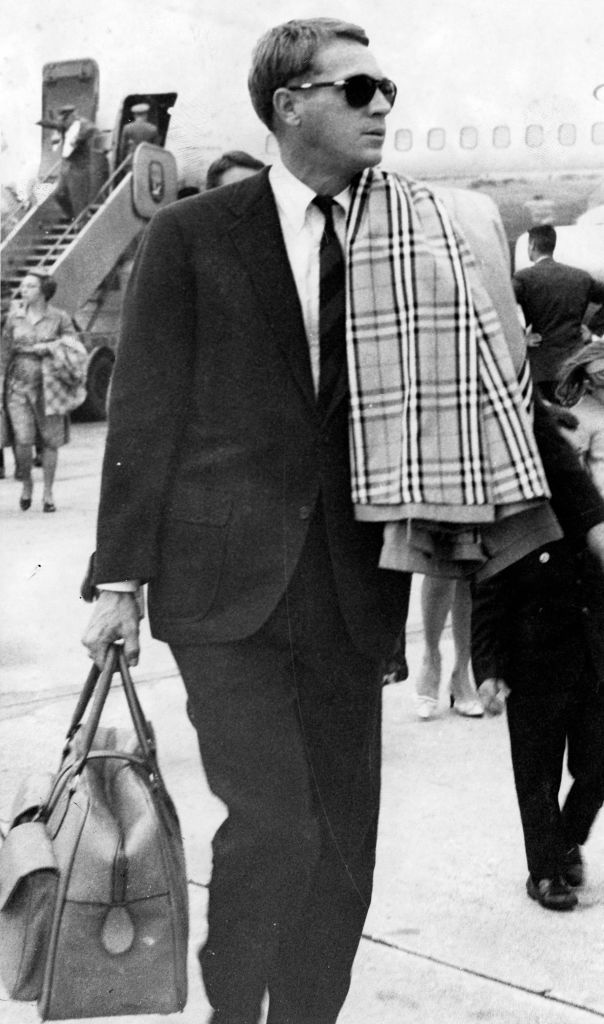 actor steve mcqueen arrives at kai tak from taipei for the location shooting of the 20th century fox film sand pebbles 22mar66 photo by post staff photographersouth china morning post via getty images