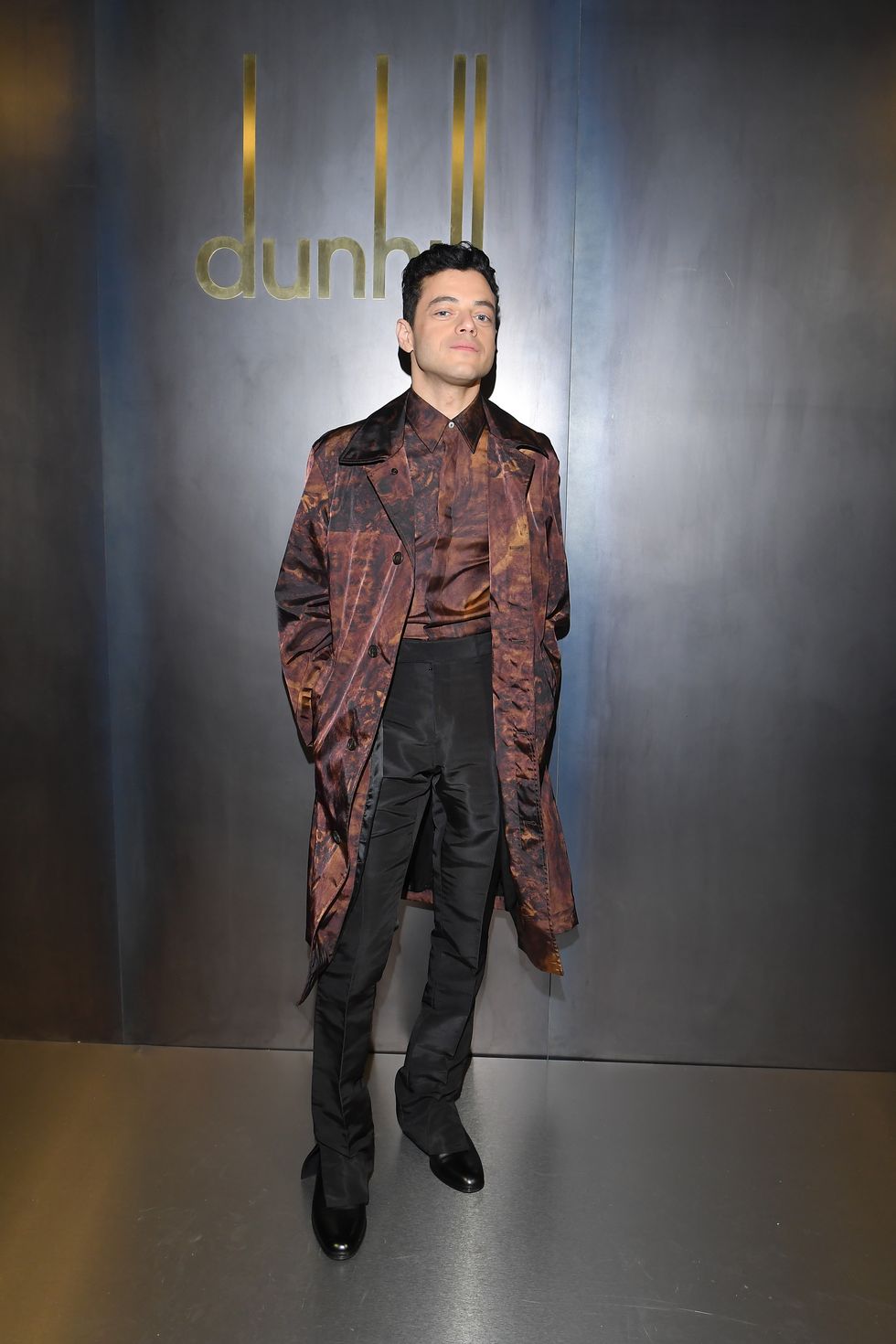 paris, france   january 20 rami malek attends the dunhill london menswear fallwinter 2019 2020 show as part of paris fashion week on january 20, 2019 in paris, france photo by victor boykogetty images